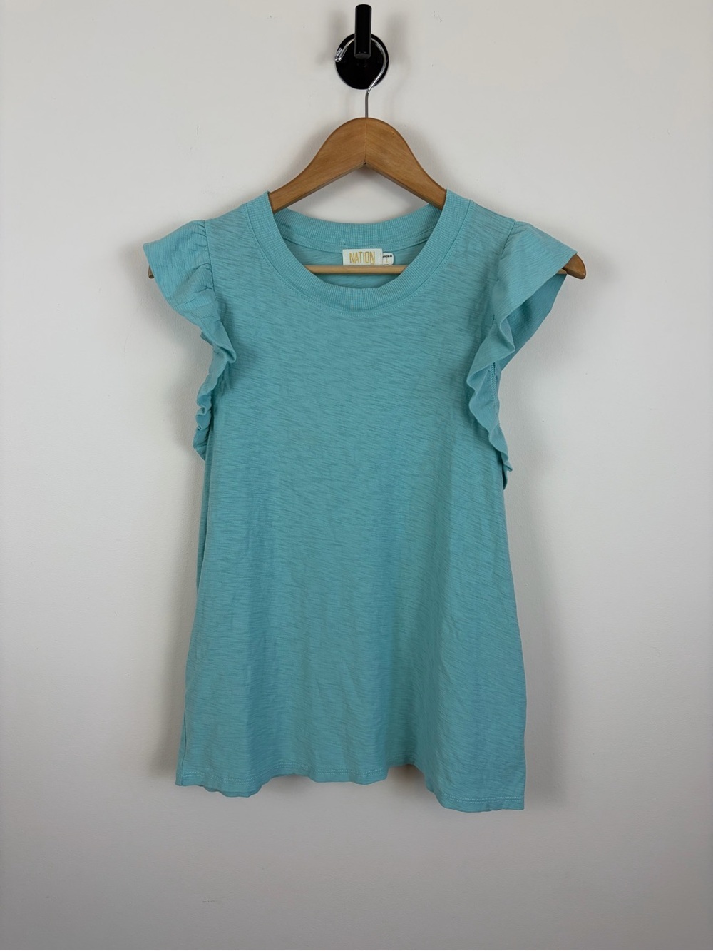 Nation Ltd Paulette Ruffle Sleeve Tank